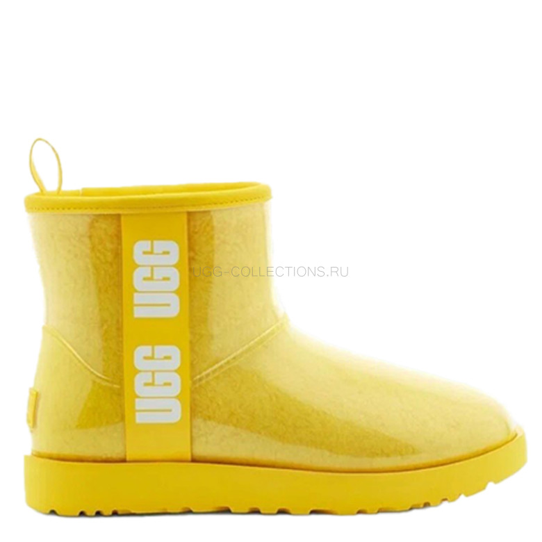 UGG Kids Clear Classic Mini II Sulfur