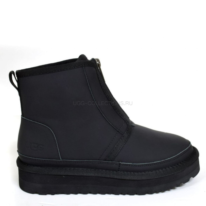 UGG Neumel Platform Zip Ultra Matte Black