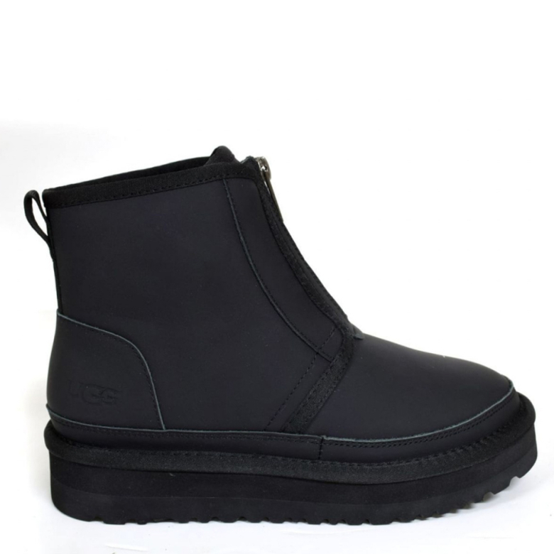 UGG Neumel Platform Zip Ultra Matte Black