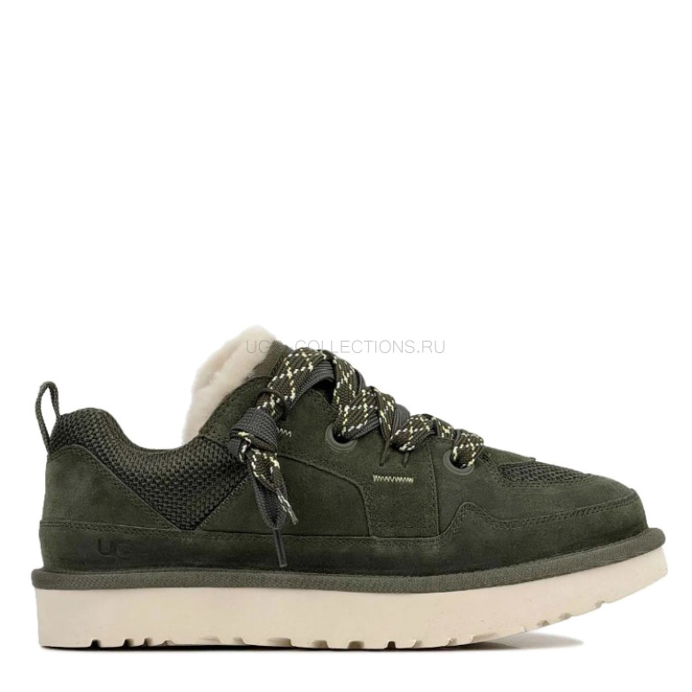 UGG Men's Lowmel Low Sneaker Dark Green
