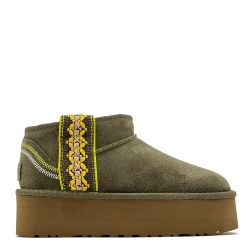 Ultra Mini Braid Platform Burnt Olive