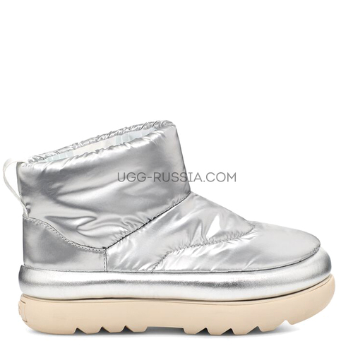 Classic Maxi Metallic Silver Mini