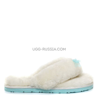 Fluff Flip Flop White