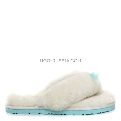 Fluff Flip Flop White