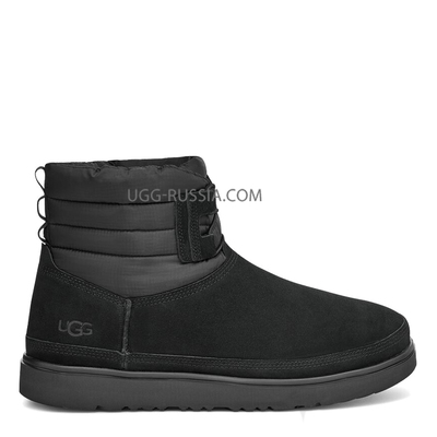 Mens Classic Mini Lace-Up Weather Black