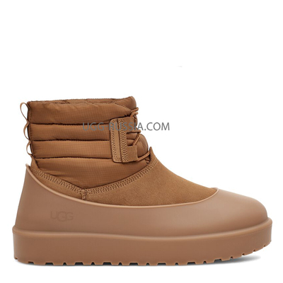 Mens Classic Mini Lace-Up Weather Chestnut