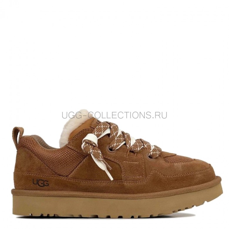 UGG Mens Lowmel Low Sneakers Chestnut