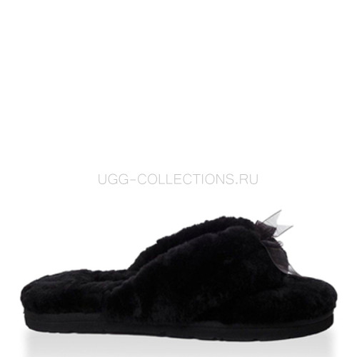 Fluff Flip Flop Black