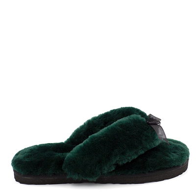 Fluff Flip Flop Dark Green