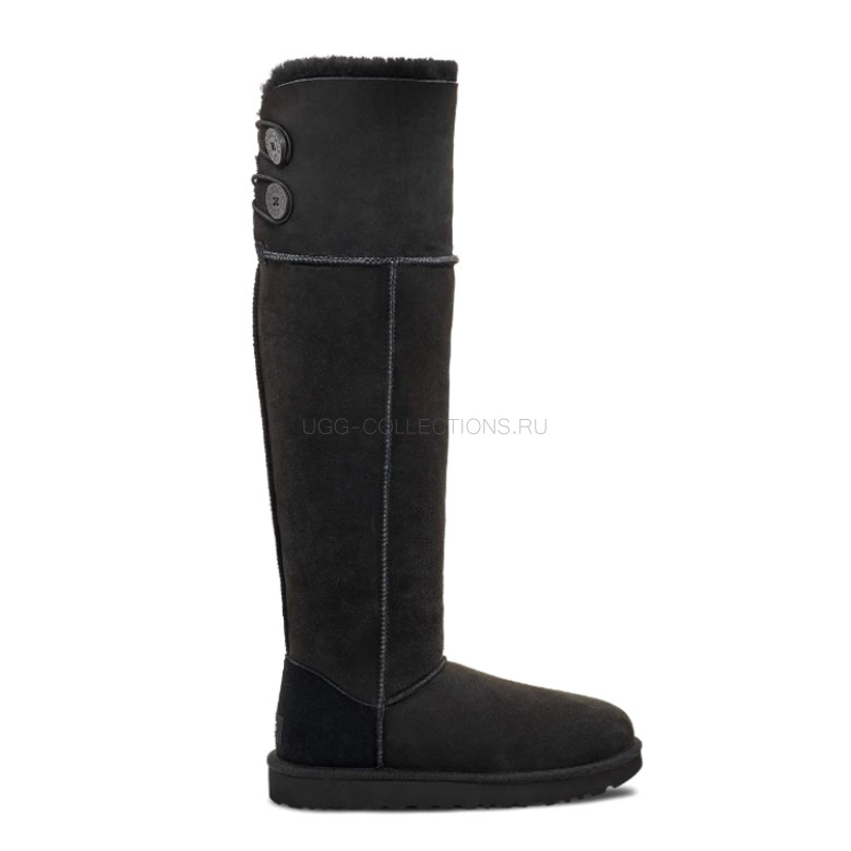 UGG Over The Knee Bailey Button 2 Black