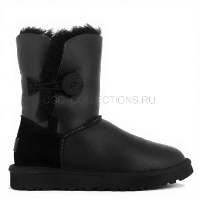 Kids Bailey Button Metallic Black