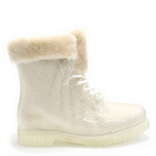 Chunky Сlear Boot White